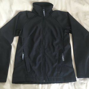 Black Columbia Jacket Zip Up Soft Shell